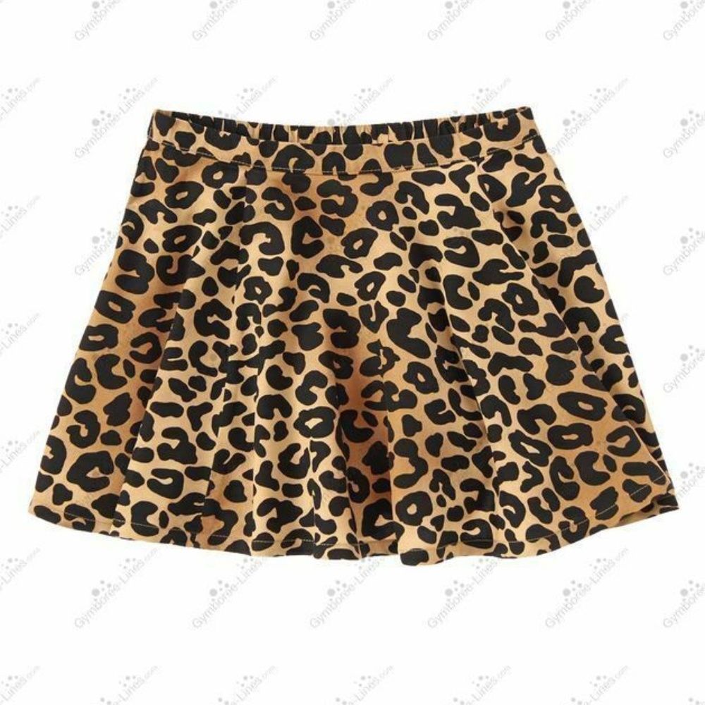 Gymboree Girls New Leopard Circle Skirt Sz 6